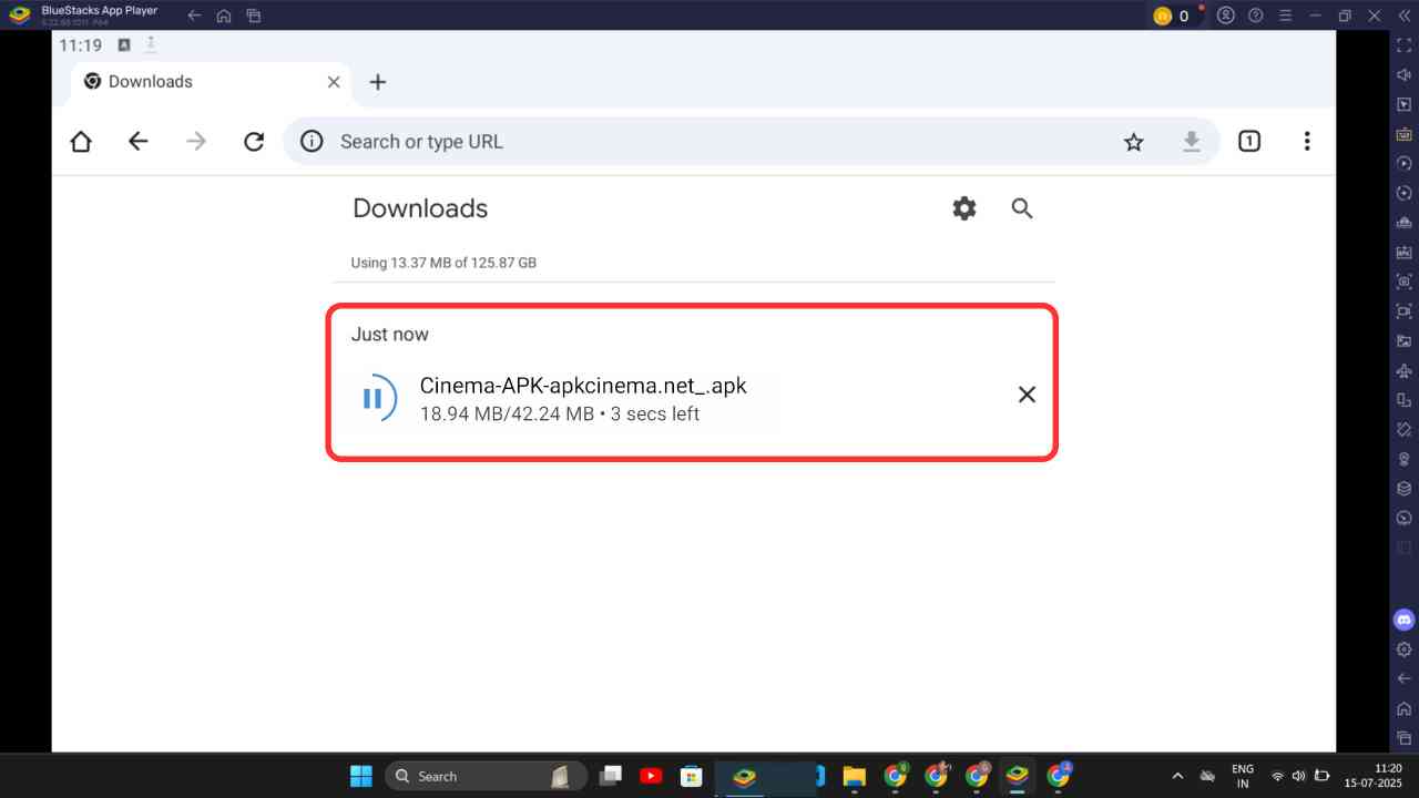 Baixar arquivo APK do Cinema