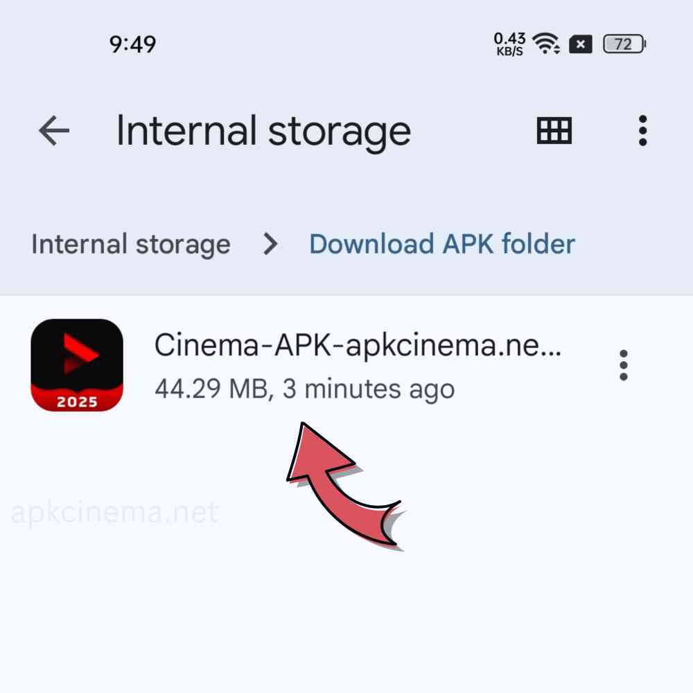 Localize o aplicativo